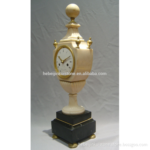 marble white standing clock
